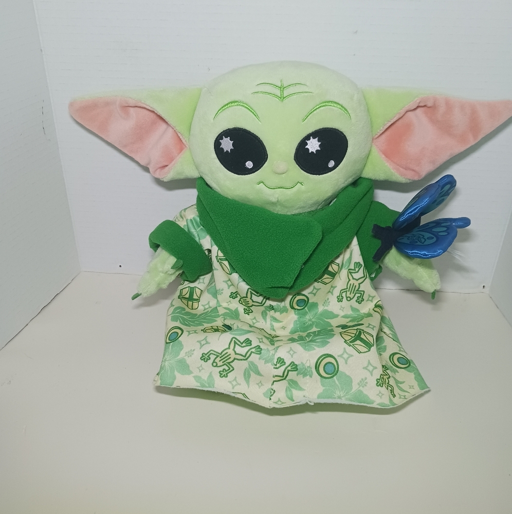 Build A Bear Summer Grogu The Child  Summer Clothes Star Wars Baby Yoda Plush